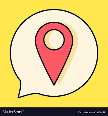 Navigation geolocation icon in flat design on vector image