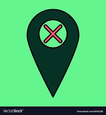 Navigation geolocation icon in flat design on vector image
