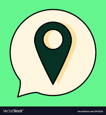 Navigation geolocation icon in flat design on vector image