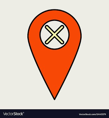 Navigation geolocation icon in flat design on vector image