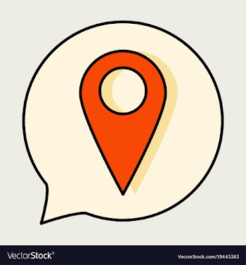 Navigation geolocation icon in flat design on vector image