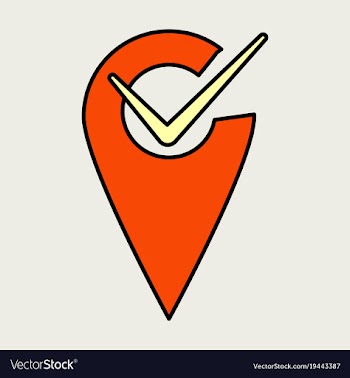 Navigation geolocation icon in flat design on vector image