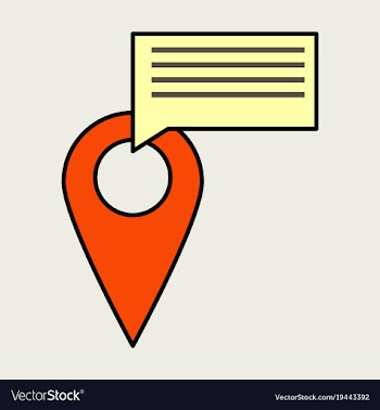 Navigation geolocation icon in flat design on vector image