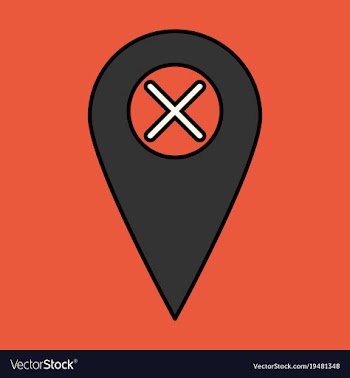 Navigation geolocation icon in flat design on vector image