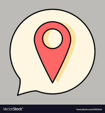 Navigation geolocation icon in flat design on vector image