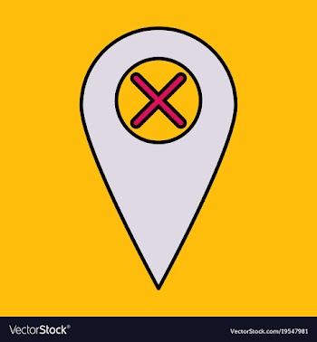 Navigation geolocation icon in flat design on vector image