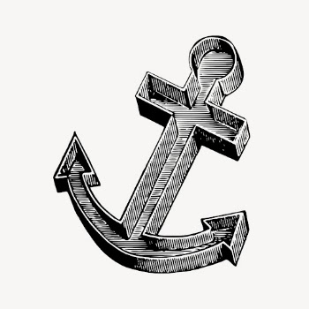 Navy anchor drawing, vintage illustration | Free Vector - rawpixel