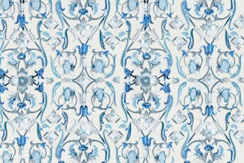Navy blue floral background design | Free  illustration - 2332106