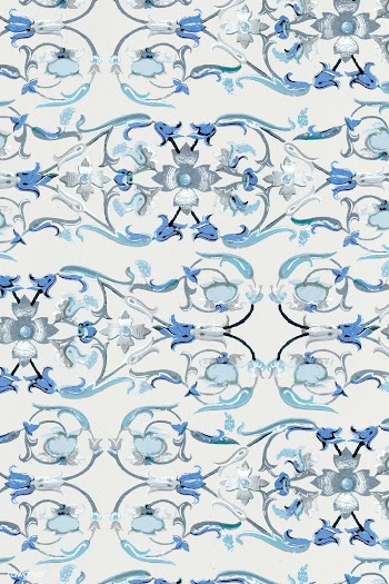 Navy blue floral patterned background design vector | Free  vector - 2332214