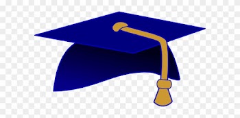 Navy Blue Graduation Cap Clipart