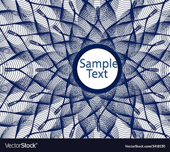 Navy card with floral pattern vector image