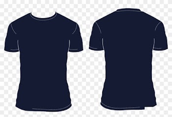 Navy Shirt Cliparts - T Shirt Blue Vector