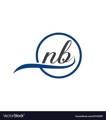 Nb logo vector image