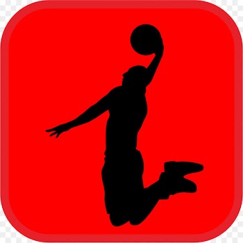 NBA Basketball player Slam dunk - aso design element 