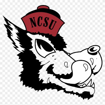 Ncsu Wolfpack Logo Logo Png Transparent - Vintage Nc State Wolf