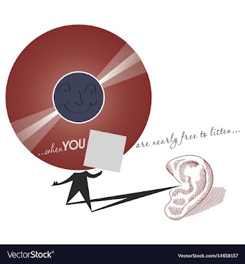 Nearly free to listen vector image