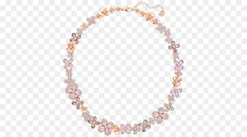 Necklace Elderflower cordial Swarovski AG Wreath - Necklace Swarovski jewelry ladies diamond flower stone 