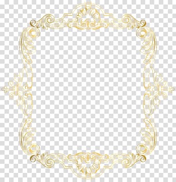 Necklace Jewellery Wedding Ceremony Supply Chain Frames, border element transparent background PNG clipart