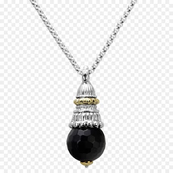 Necklace Locket Earring Onyx Pendant - necklace 