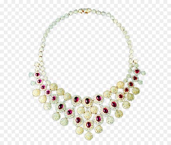 Necklace Pearl Diamond Fashion accessory - Diamond necklace 
