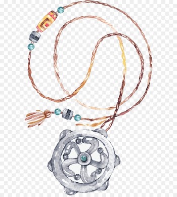 Necklace Watercolor painting Jewellery Portable Network Graphics - cartoon necklace 
