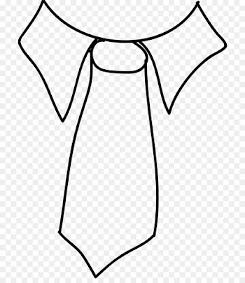 Necktie, Bow Tie, Tie Clip, White, Line Art PNG