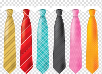 Necktie T-shirt Euclidean , Color tie transparent background PNG clipart