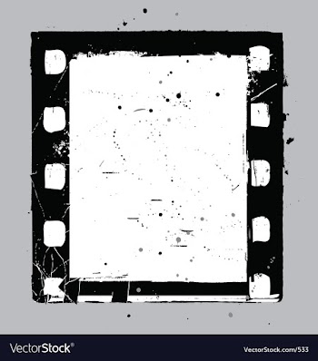 Negative film slide vector image