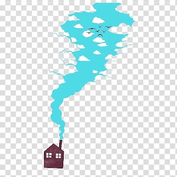 Negative space Visual arts The arts Illustration, Chimney smoke transparent background PNG clipart