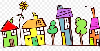 Neighbourhood, House, Neighbor, Child Art PNG