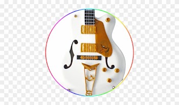 Neil Young Guitar Miniature White Flacon - Hair In Food