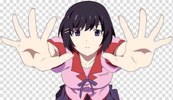 Nekomonogatari (Kuro) Monogatari Series T-shirt, Animation transparent background PNG clipart