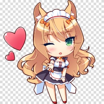 Nekopara Catgirl Chibi Anime, Cat transparent background PNG clipart