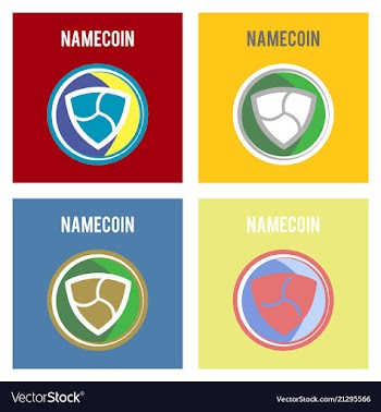 Nem accepted sign emblem crypto currency golden vector image