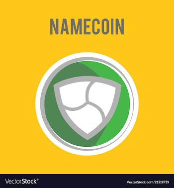 Nem accepted sign emblem crypto currency golden vector image