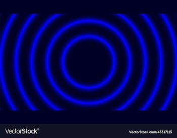 neon abstract round glowing frame