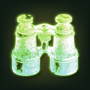 Neon binoculars clipart, travel aesthetic | Free PSD - rawpixel