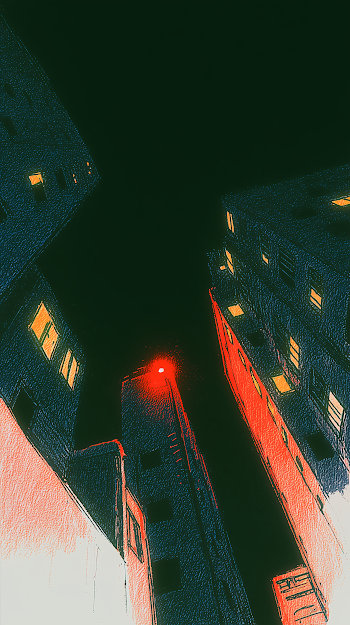 Neon Dystopia: Cyberpunk Cityscape
