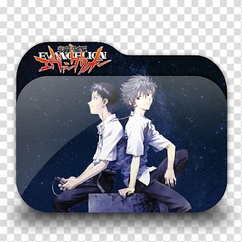 Neon Genesis Evangelion Anime Folder Icons, Evangelion anime transparent background PNG clipart