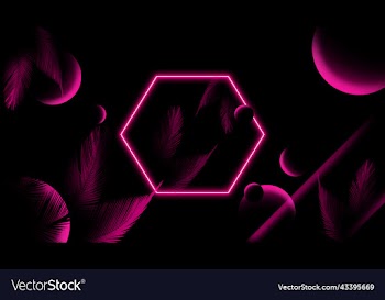 neon geometric background