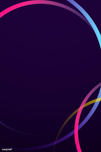 Neon gradient curve frame template vector | Free  vector - 2347919