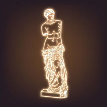 Neon Greek goddess statue, aesthetic | Free Photo - rawpixel