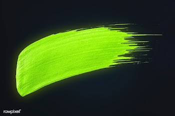 Neon green brush stroke background | Free stock psd mockup - 552703