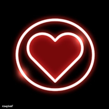 Neon heart emoji | Free stock vector - 584090