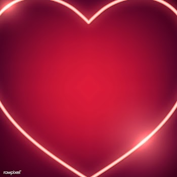 Neon heart illustration | Free stock vector - 558390
