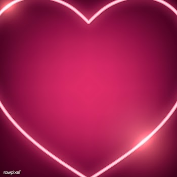 Neon heart illustration | Free stock vector - 558392