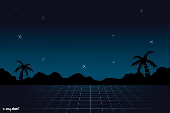 Neon landscape background | Free stock vector - 599484