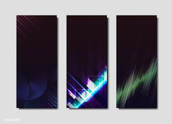 Neon light effect posters | Free stock vector - 544716