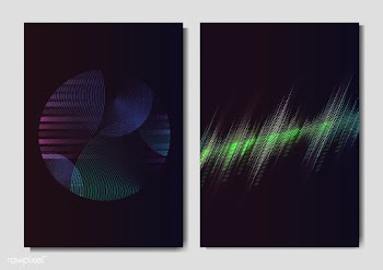 Neon light effect posters | Free stock vector - 544723