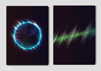 Neon light effect posters | Free stock vector - 544747